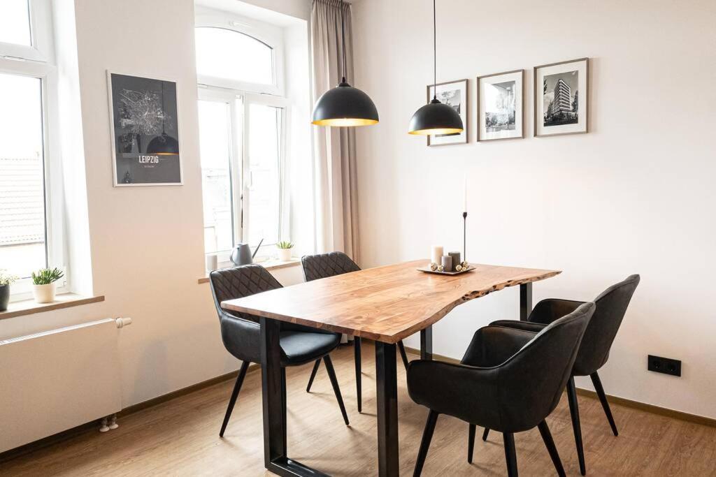 Luxus-Apartment in Leipzig mit Privat-Parkplatz Buitenkant foto